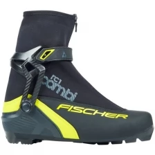 Лыжные ботинки Fischer RC1 Combi S46319 NNN (черный/салатовый) 2019-2020 41 EU